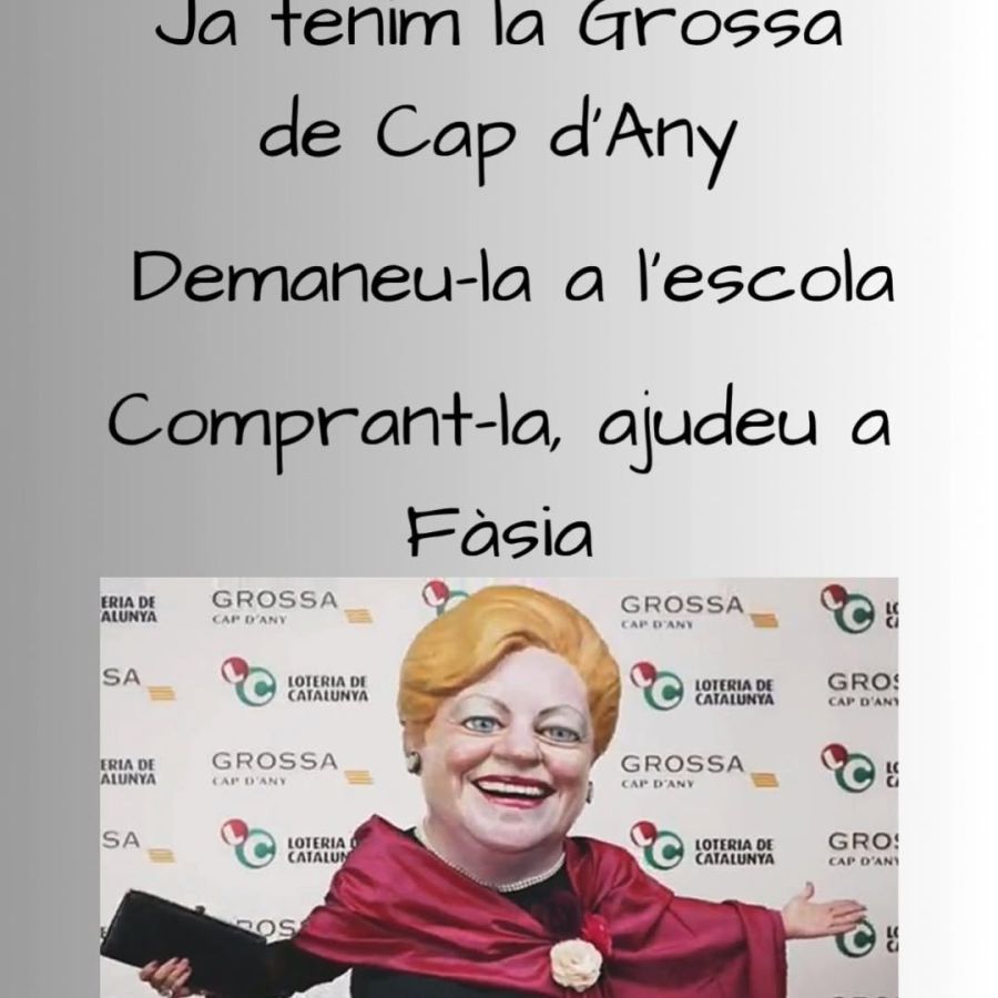 La Grossa de Cap d’Any arriba a les Escoles Fàsia